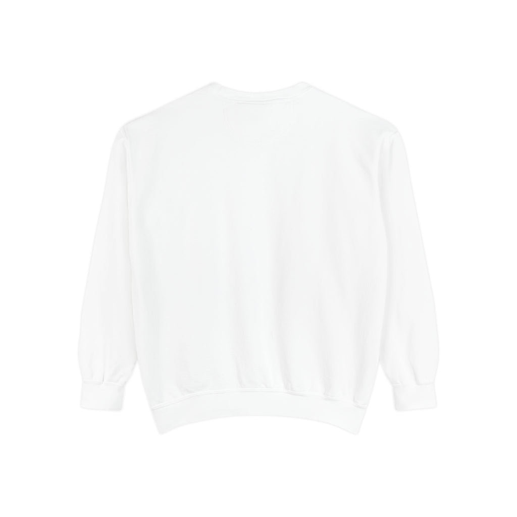 Minimalist "The Joy of Being" White Sweatshirt - Cozy Inspirational Crewneck