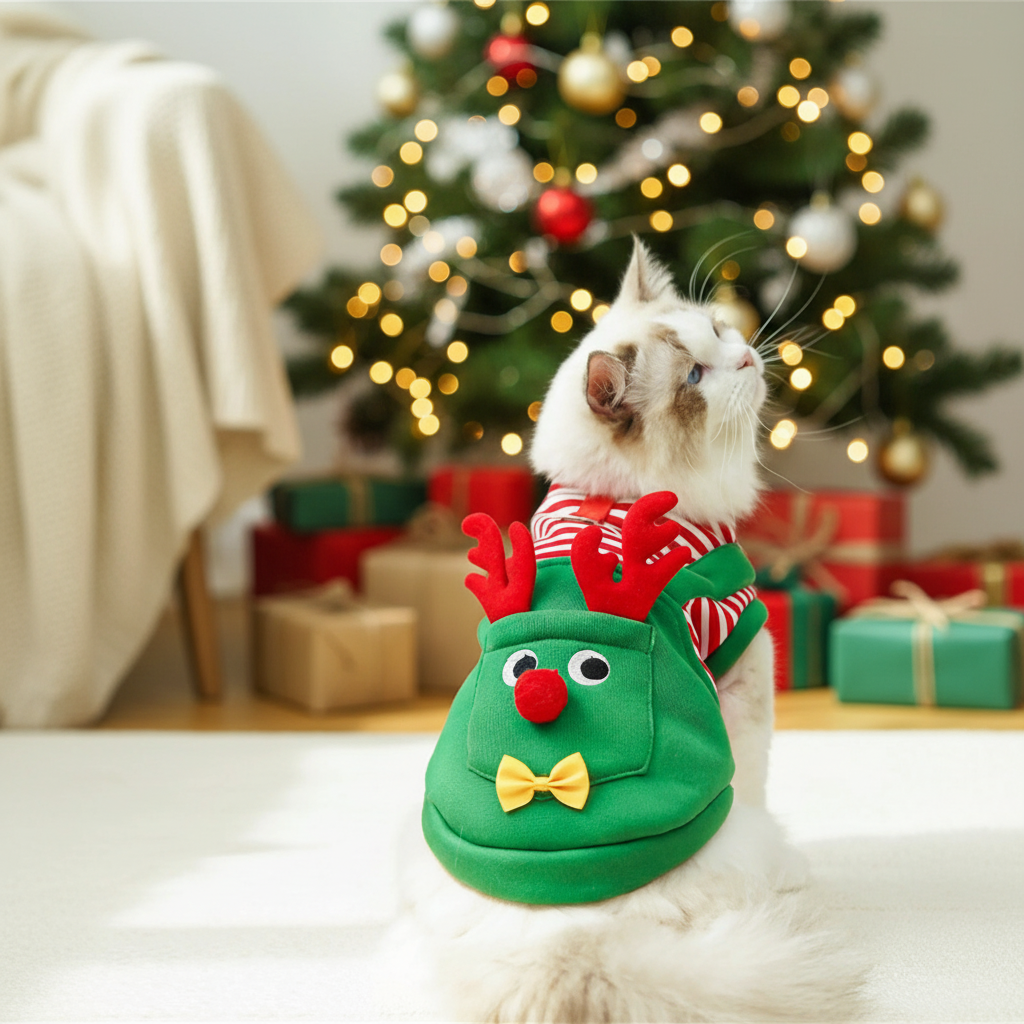 Festive Furry Friend Sweatshirt™