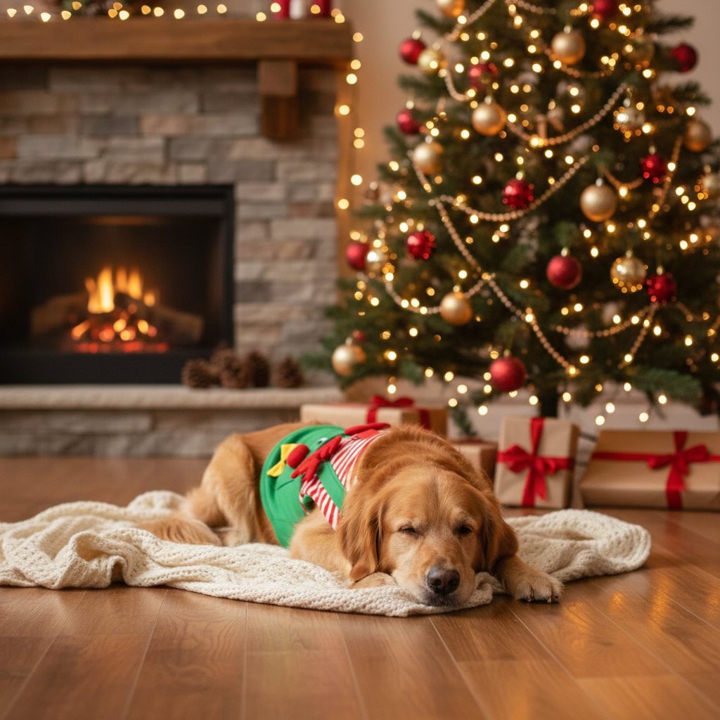 Festive Furry Friend Sweatshirt™